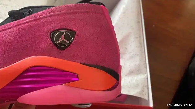 Rep Shocking DH4121-600 14 Pink Retro Jordan Low (W) 0419